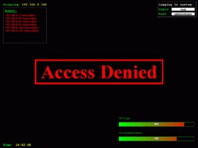 Access Denied ScreenSaver 1.4 screenshot