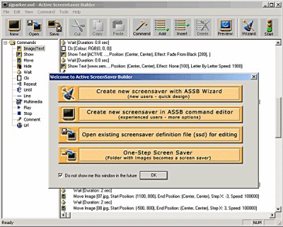 Active ScreenSaver Builder 4.6 screenshot