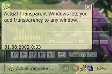 Actual Transparent Windows 4.5 screenshot