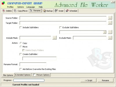 Advanced File Worker 2.02 screenshot