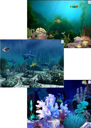 Aquatica Waterworlds Screen Saver 3.63 screenshot