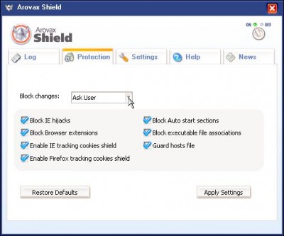 Arovax Shield 2.1.103 screenshot