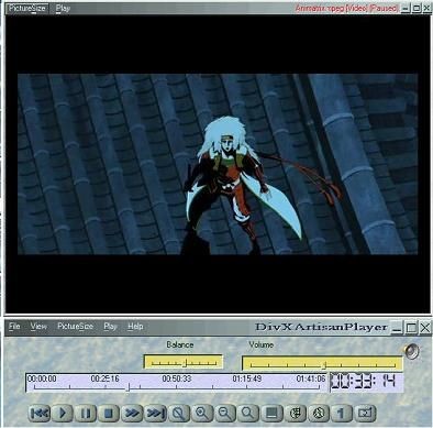 Artisan DVD/DivX Player 3.6.11 screenshot