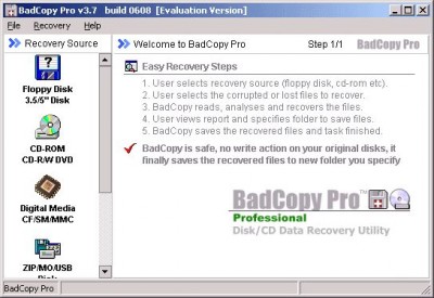 BadCopy Pro 4.10 screenshot
