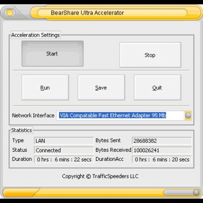 BearShare Ultra Accelerator 6.4.0 screenshot
