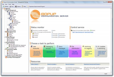 Bopup Communication Server 5.9.2.16725 screenshot