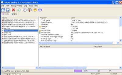 Cobian Backup 8.4.0.202 screenshot