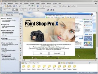 Corel Paint Shop Pro X2 12.0 screenshot