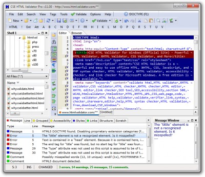 CSE HTML Validator Pro 17.0500 screenshot