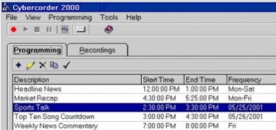 Cybercorder 2000 1.2 rev.2 screenshot
