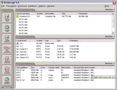 DriveCrypt 4.61 Standard screenshot