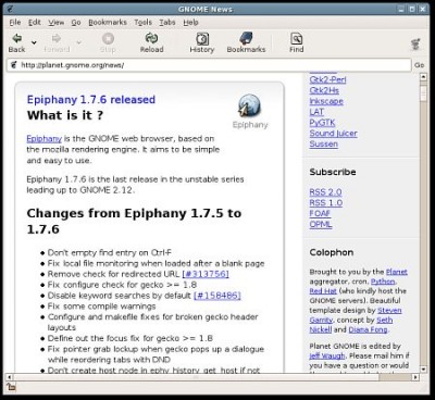 Epiphany 2.20.2 screenshot