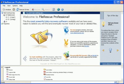 FileRescue Pro 2.7 screenshot