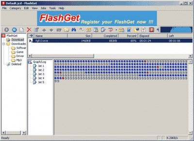 FlashGet 2.0 beta 4 / 1.96 Final screenshot