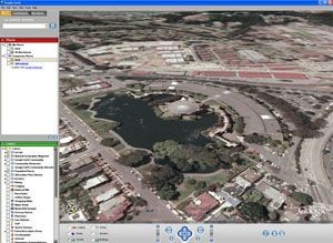 Google Earth for Linux 4.0.2722 screenshot