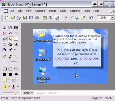 HyperSnap-DX 6.21 RU screenshot