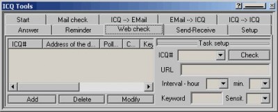 ICQ Tools 2.6 screenshot
