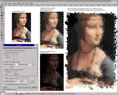 Inkscape for Linux 0.45.1 Final screenshot
