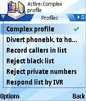 Interactive Voice Call Master for S60 3rd phones 2.10 screenshot