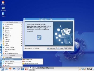 KDE 3.5.8 screenshot
