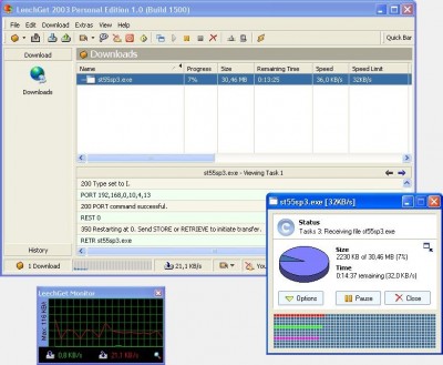 LeechGet 2007 2.1 build 2000 screenshot