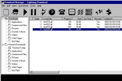 Lightning Download 2.0 screenshot