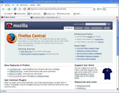 Mozilla FireFox 2.0.0.11 screenshot