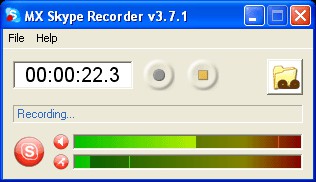 MX Skype Recorder 4.1.0 screenshot