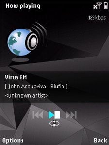 Nokia Internet Radio screenshot