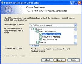 Nullsoft Scriptable Install System 2.34 screenshot