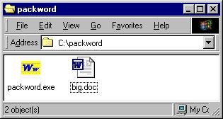 PackWord 1.0 screenshot