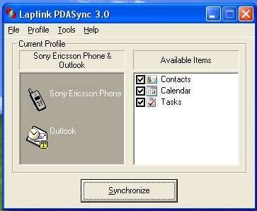 PDAsync 4.0 screenshot