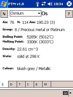Periodic Table Mobile 1.0 screenshot