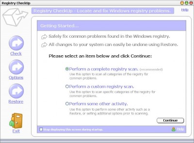 Registry CheckUp 2.2 screenshot