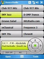Resco Pocket Radio 1.71 screenshot