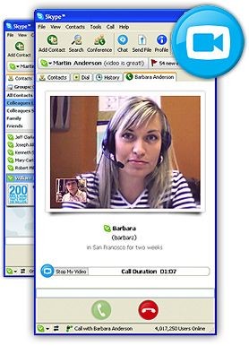 Skype 2.0.0.6 screenshot