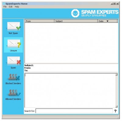SpamExperts Home 1.1.5.11 screenshot