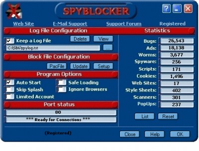 SpyBlocker 9.3 screenshot