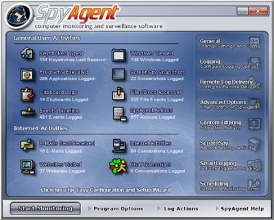 Spytech SpyAgent 6.10 screenshot
