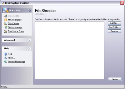 System Purifier 3.38 screenshot