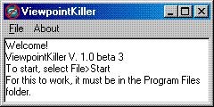 ViewpointKiller 1.22 Beta screenshot