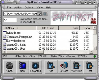 ZipitFast! 3.0 Pro screenshot
